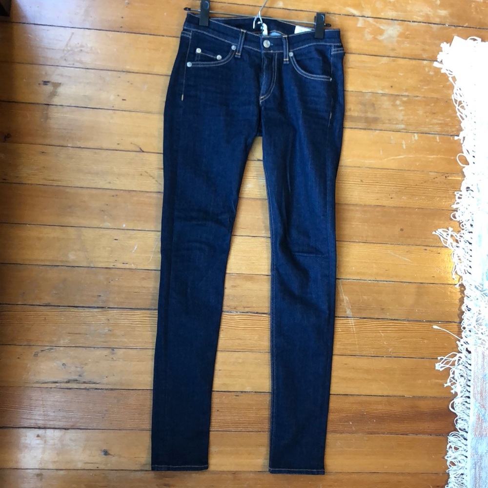Rag & Bone mid-rise skinny jean - heritage wash